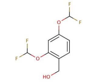 [2,4-bis(difluoromethoxy)phenyl]methanol - chemical structure image