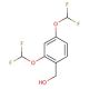 [2,4-bis(difluoromethoxy)phenyl]methanol - chemical structure image