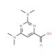 2,4-Bis(dimethylamino)pyrimidine-6-carboxylic acid - chemical structure image
