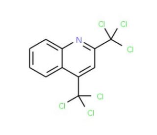 2,4-Bis(tricholoromethyl)quinoline (CAS 203506-37-0) - chemical structure image