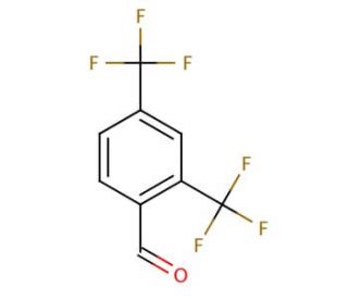 2,4-Bis(trifluoromethyl)benzaldehyde (CAS 59664-42-5) - chemical structure image