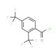 2,4-Bis(trifluoromethyl)benzoyl chloride (CAS 53130-43-1) - chemical structure image