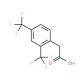 2,4-Bis(trifluoromethyl)phenylacetic acid (CAS 177952-39-5) - chemical structure image