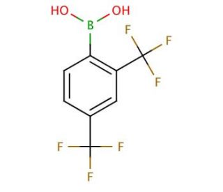 2,4-Bis(trifluoromethyl)phenylboronic acid (CAS 153254-09-2) - chemical structure image