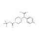 2-(4-Boc-piperazino)-2-(4-fluorophenyl)acetic acid - chemical structure image