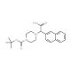 2-(4-Boc-piperazinyl)-2-(2-naphthalenyl)acetic acid (CAS 885274-80-6) - chemical structure image