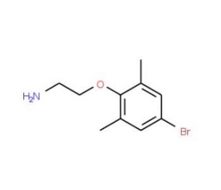 2-(4-Bromo-2,6-dimethyl-phenoxy)-ethylamine (CAS 499980-87-9) - chemical structure image