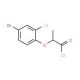 2-(4-bromo-2-chlorophenoxy)propanoyl chloride - chemical structure image