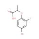 2-(4-bromo-2-fluorophenoxy)propanoic acid - chemical structure image