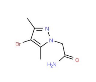 2-(4-bromo-3,5-dimethyl-1H-pyrazol-1-yl)acetamide - chemical structure image