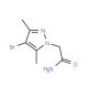 2-(4-bromo-3,5-dimethyl-1H-pyrazol-1-yl)acetamide - chemical structure image