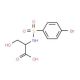 2-(4-Bromo-benzenesulfonylamino)-3-hydroxy-propionic acid - chemical structure image