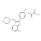 2-(4-Bromo-phenyl)-8-methyl-3-piperazin-1-ylmethyl-imidazo[1,2-a]pyridine oxalic acid salt - chemical structure image