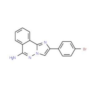 2-(4-Bromo-phenyl)-imidazo[2,1-a]phthalazin-6-ylamine - chemical structure image