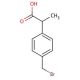 2-[4-(Bromomethyl)phenyl]propanoic acid (CAS 111128-12-2) - chemical structure image