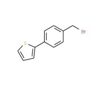 2-[4-(Bromomethyl)phenyl]thiophene (CAS 81443-46-1) - chemical structure image