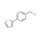2-[4-(Bromomethyl)phenyl]thiophene (CAS 81443-46-1) - chemical structure image