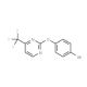 2-(4-Bromophenoxy)-4-(trifluoromethyl)pyrimidine (CAS 914636-83-2) - chemical structure image