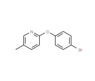 2-(4-bromophenoxy)-5-methylpyridine - chemical structure image