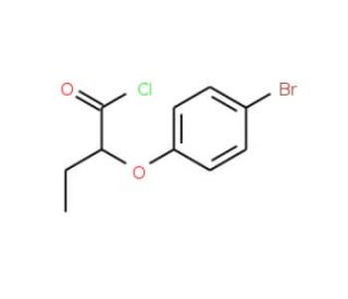 2-(4-bromophenoxy)butanoyl chloride - chemical structure image