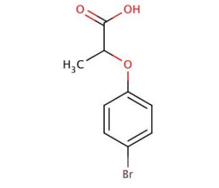 2-(4-bromophenoxy)propanoic acid (CAS 32019-08-2) - chemical structure image