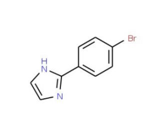 2-(4-Bromophenyl)-1H-imidazole (CAS 176961-53-8) - chemical structure image