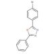2-(4-Bromophenyl)-5-phenyl-1,3,4-oxadiazole (CAS 21510-43-0) - chemical structure image