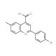 2-(4-Bromophenyl)-6-methylquinoline-4-carboxylic acid - chemical structure image