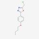 2-(4-butoxyphenyl)-5-(chloromethyl)-1,3,4-oxadiazole - chemical structure image