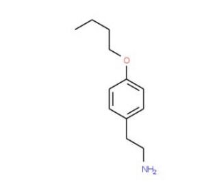 2-(4-butoxyphenyl)ethan-1-amine (CAS 65423-11-2) - chemical structure image