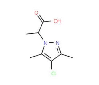 2-(4-Chloro-3,5-dimethyl-pyrazol-1-yl)-propionic acid - chemical structure image
