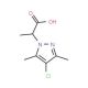 2-(4-Chloro-3,5-dimethyl-pyrazol-1-yl)-propionic acid - chemical structure image