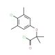 2-(4-chloro-3,5-dimethylphenoxy)-2-methylpropanoyl chloride - chemical structure image