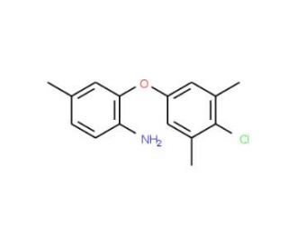 2-(4-Chloro-3,5-dimethylphenoxy)-4-methylaniline - chemical structure image