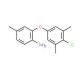 2-(4-Chloro-3,5-dimethylphenoxy)-4-methylaniline - chemical structure image