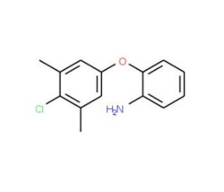 2-(4-Chloro-3,5-dimethylphenoxy)aniline - chemical structure image