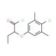 2-(4-chloro-3,5-dimethylphenoxy)butanoyl chloride - chemical structure image