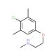 2-(4-Chloro-3,5-dimethylphenoxy)-N-methyl-1-ethanamine - chemical structure image