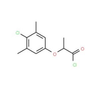 2-(4-chloro-3,5-dimethylphenoxy)propanoyl chloride - chemical structure image