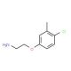 2-(4-Chloro-3-methyl-phenoxy)-ethylamine - chemical structure image