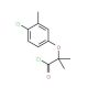 2-(4-chloro-3-methylphenoxy)-2-methylpropanoyl chloride - chemical structure image