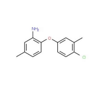 2-(4-Chloro-3-methylphenoxy)-5-methylphenylamine - chemical structure image