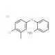 2-(4-Chloro-3-methylphenoxy)aniline hydrochloride - chemical structure image