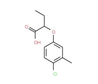 2-(4-Chloro-3-methylphenoxy)butanoic acid - chemical structure image