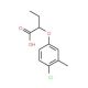 2-(4-Chloro-3-methylphenoxy)butanoic acid - chemical structure image