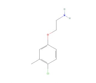 2-(4-Chloro-3-methylphenoxy)ethanamine (CAS 6487-87-2) - chemical structure image