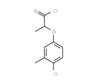2-(4-chloro-3-methylphenoxy)propanoyl chloride - chemical structure image