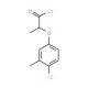 2-(4-chloro-3-methylphenoxy)propanoyl chloride - chemical structure image
