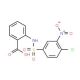 2-(4-Chloro-3-nitro-benzenesulfonylamino)-benzoic acid (CAS 68003-38-3) - chemical structure image