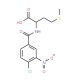 2-(4-Chloro-3-nitro-benzoylamino)-4-methylsulfanyl-butyric acid - chemical structure image
